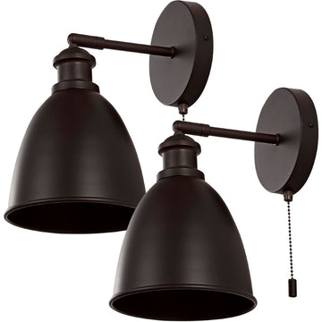 Hudson 6.5" Farmhouse Bohemian Iron LED Sconce - JONATHAN Y